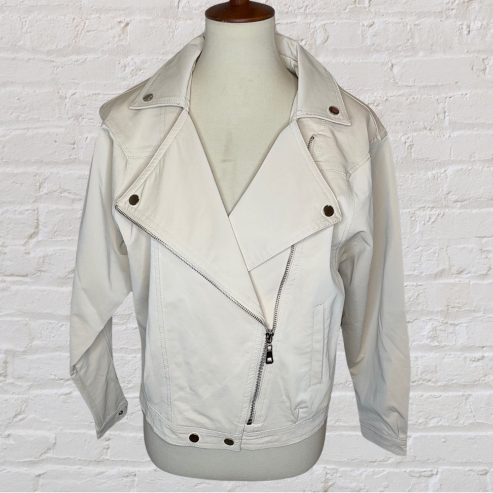 Alice Blue cream colored zip up jacket, Brand New with tags - Picture 2 of 11